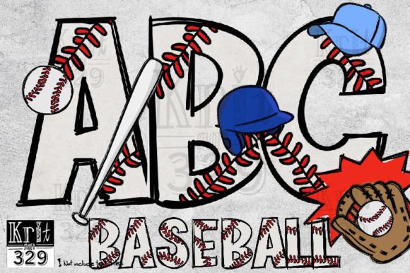 Alphabet Baseball Font PNG Sublimation: A Practical Resource for Sports-Themed Design