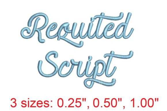 Choosing the Right Script: A Practical Guide to Requited Script Embroidery Font