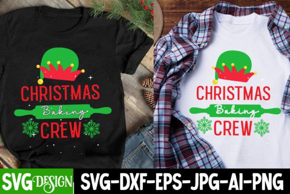 Christmas Baking Crew SVG Design for Festive Crafts