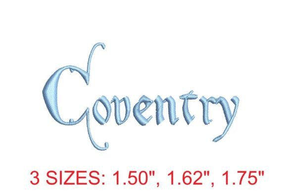Coventry Embroidery Font: Elevating Your Projects with Timeless Elegance