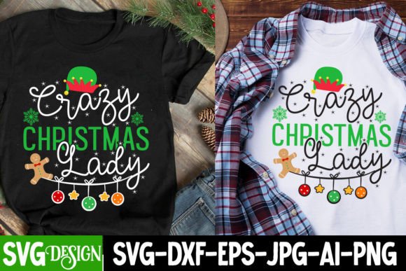 Crazy Christmas Lady SVG Design: Integrating Festive Assets into Professional Creative Workflows