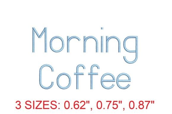 Elevate Your Stitching Projects with the Morning Coffee Embroidery Font
