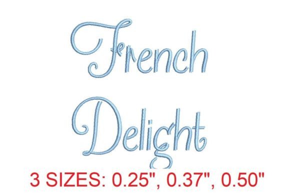 Injecting Parisian Elegance into Stitch: A Deep Dive into the French Delight Embroidery Font