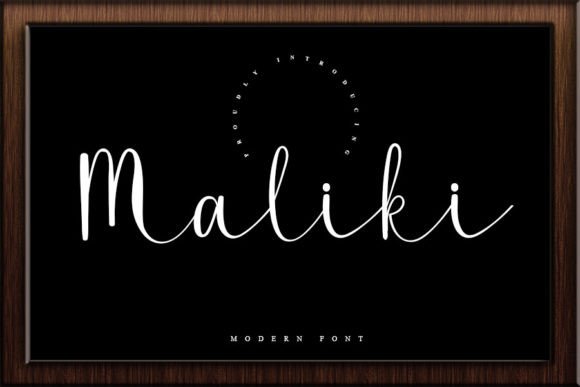 Maliki: The Intersection of Handwritten Charm and Modern Design Elegance