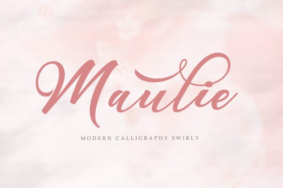 Maulie Script: Bridging Classic Elegance and Modern Calligraphy for Everyday Design