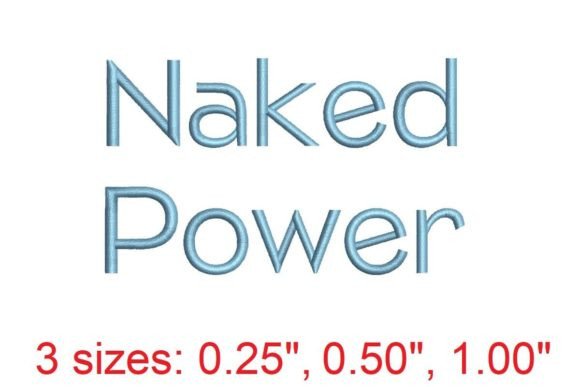 Naked Power LT Embroidery Font: A Strategic Asset for Precision Branding