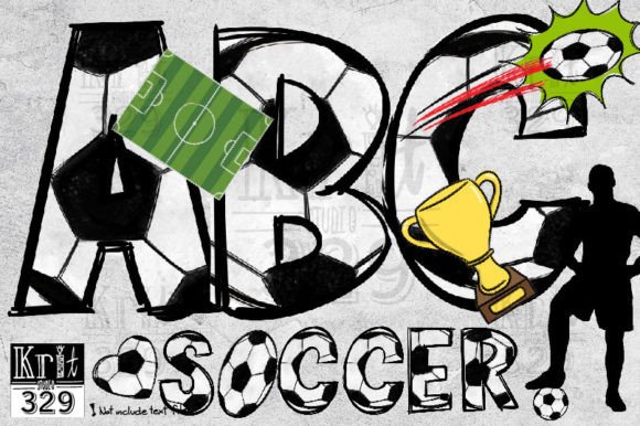 Soccer Ball Alphabet PNG Font Design Guide