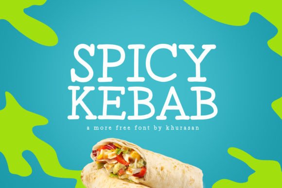 Spicy Kebab: Elevating Your Design Projects with a Modern Handwritten Touch