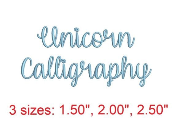 Unicorn Calligraphy Embroidery Font: A Practical Guide for Digitizers and Makers