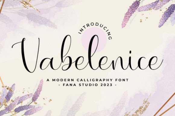 Vabelenice: Elegant Calligraphy for Modern Design