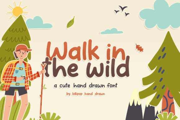 Walk in the Wild: Embracing Quirky Handwritten Typography in Modern Design